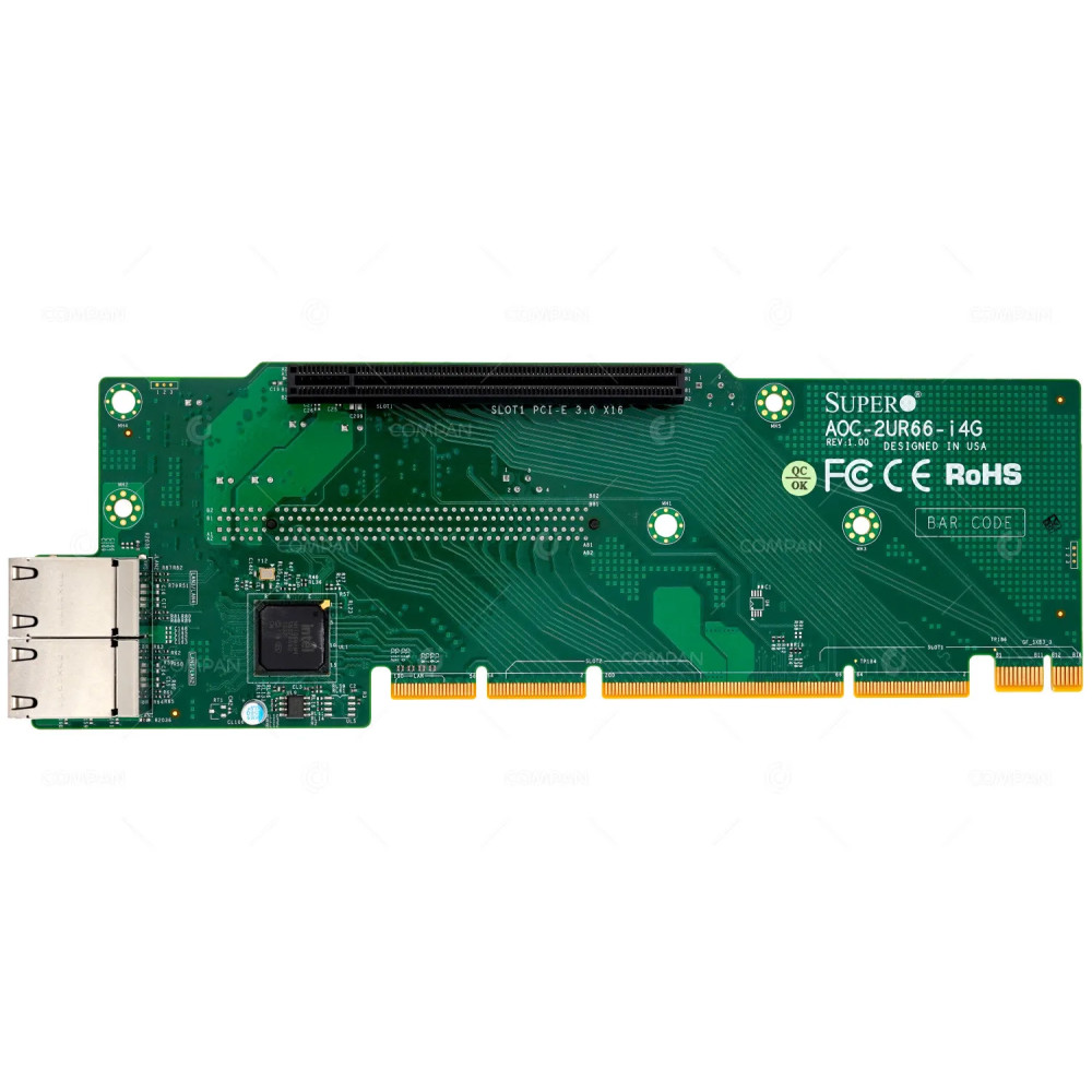AOC-2UR66-I4G  SUPERMICRO 2U ULTRA RISER 4GBE 2XPCIE 3.0 X16
